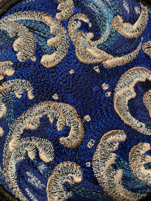 Ocean Waves Embroidered Patch – 5"