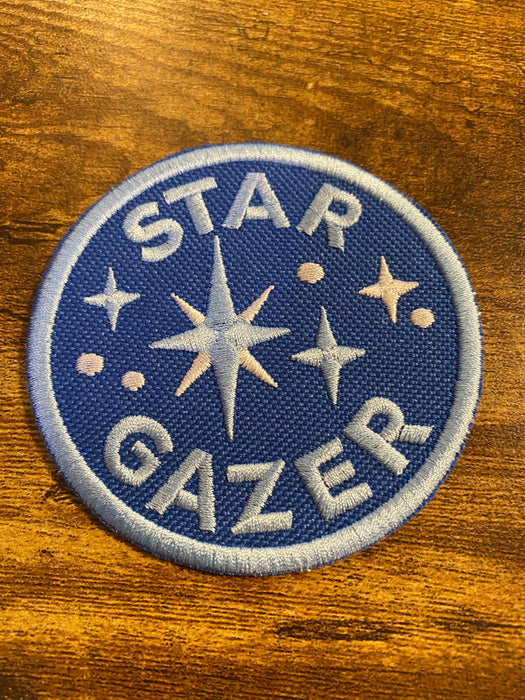 Star Gazer Embroidered Patch – Merit Badge Style