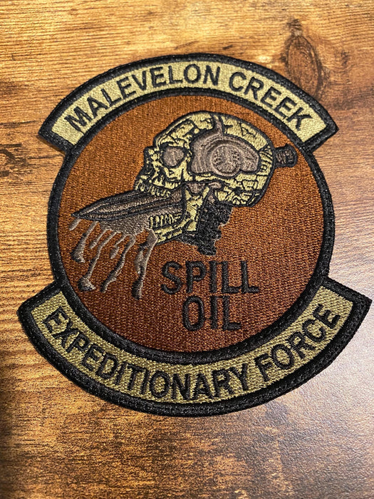 Malevelon Creek Subdued Embroidered Patch – Iron-On, Sew-On, or Hook