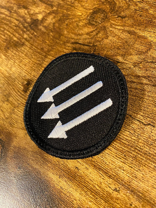 Iron Front Three Arrows Embroidered Patch – 2.5 Inch