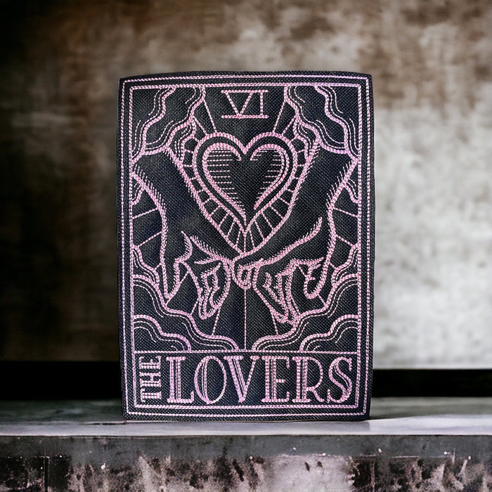 The Lovers Tarot Embroidered Patch – Multiple Sizes