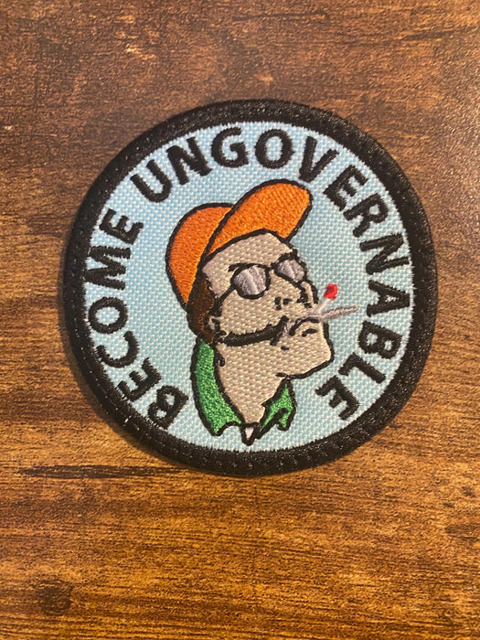 Become Ungovernable Patch – Funny Meme Embroidered Applique