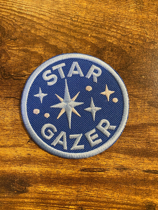 Star Gazer Embroidered Patch – Merit Badge Style