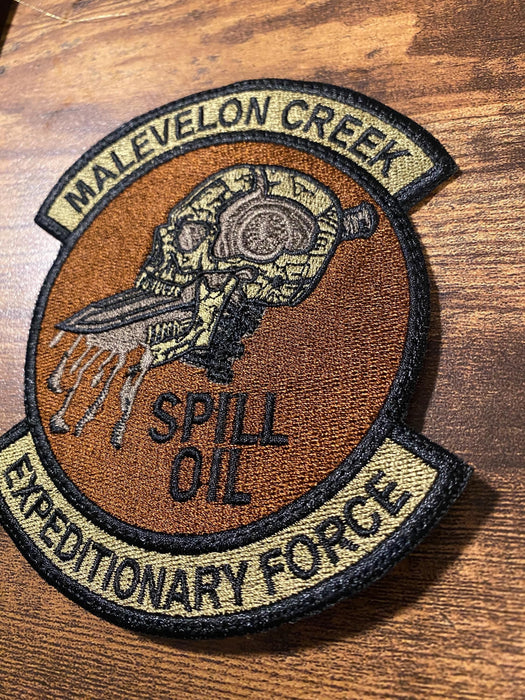 Malevelon Creek Subdued Embroidered Patch – Iron-On, Sew-On, or Hook