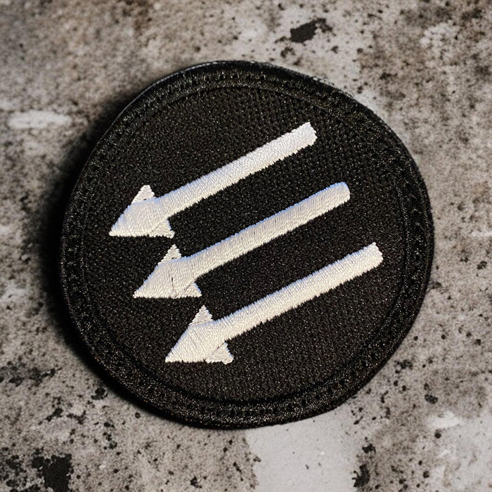 Iron Front Three Arrows Embroidered Patch – 2.5 Inch