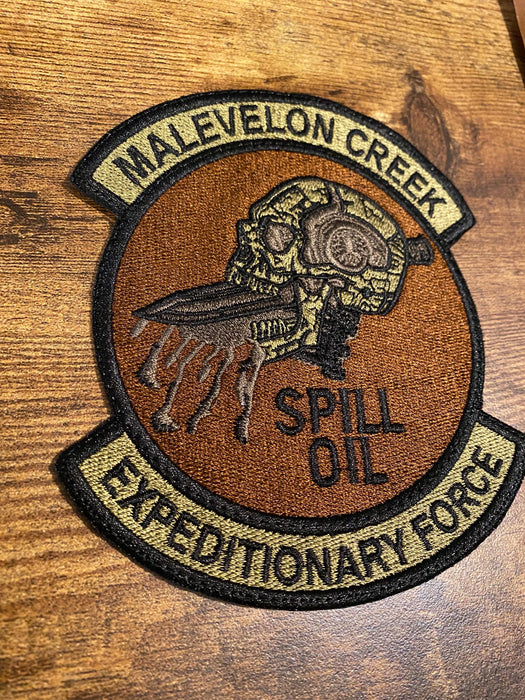 Malevelon Creek Subdued Embroidered Patch – Iron-On, Sew-On, or Hook