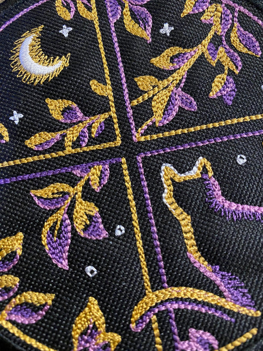 Purr-fect View Cat Window Embroidered Patch – Multiple Sizes