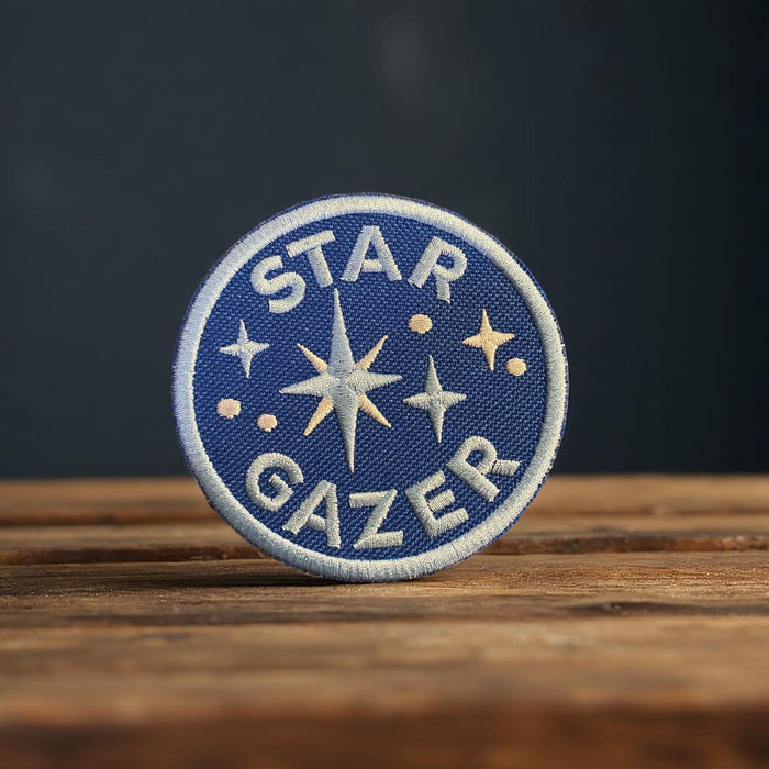 Star Gazer Embroidered Patch – Merit Badge Style
