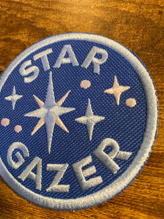 Star Gazer Embroidered Patch – Merit Badge Style