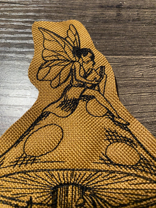 Fairy and Dragon Embroidered Patch – Multiple Sizes