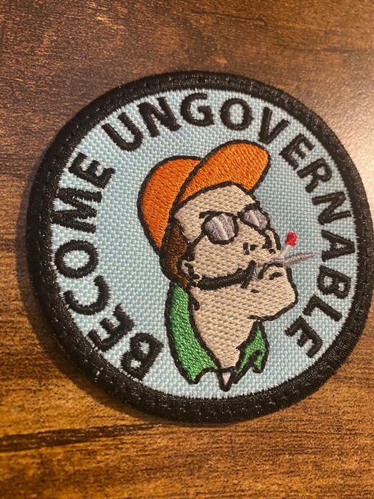 Become Ungovernable Patch – Funny Meme Embroidered Applique