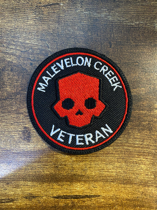 Helldivers Malevelon Creek Veteran Patch – 3.5” Embroidered Morale Patch (Iron-On, Sew-On, Hook)