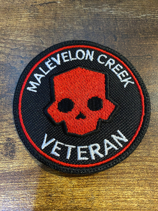 Helldivers Malevelon Creek Veteran Patch – 3.5” Embroidered Morale Patch (Iron-On, Sew-On, Hook)