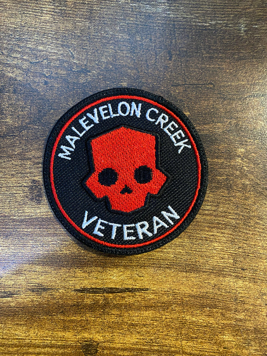 Helldivers Malevelon Creek Veteran Patch – 3.5” Embroidered Morale Patch (Iron-On, Sew-On, Hook)