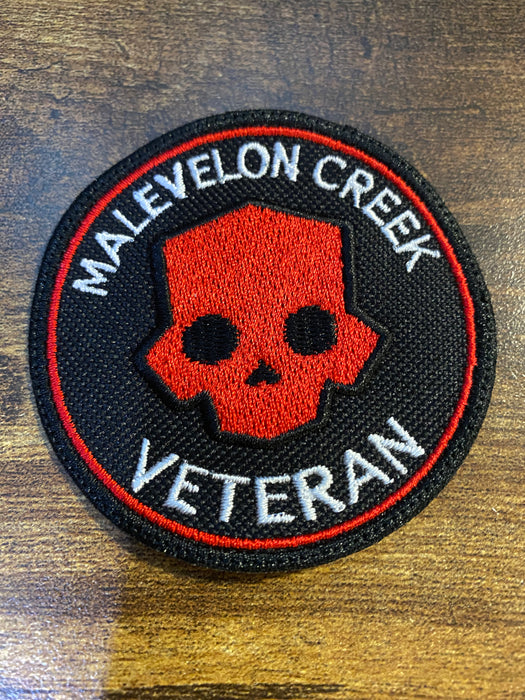 Helldivers Malevelon Creek Veteran Patch – 3.5” Embroidered Morale Patch (Iron-On, Sew-On, Hook)