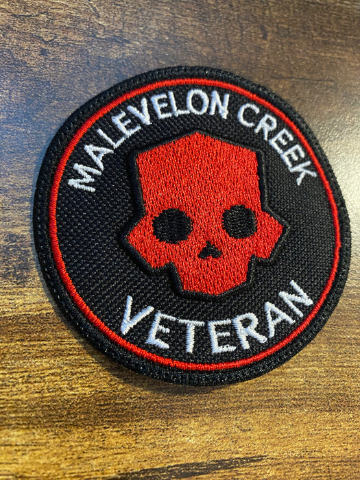 Helldivers Malevelon Creek Veteran Patch – 3.5” Embroidered Morale Patch (Iron-On, Sew-On, Hook)
