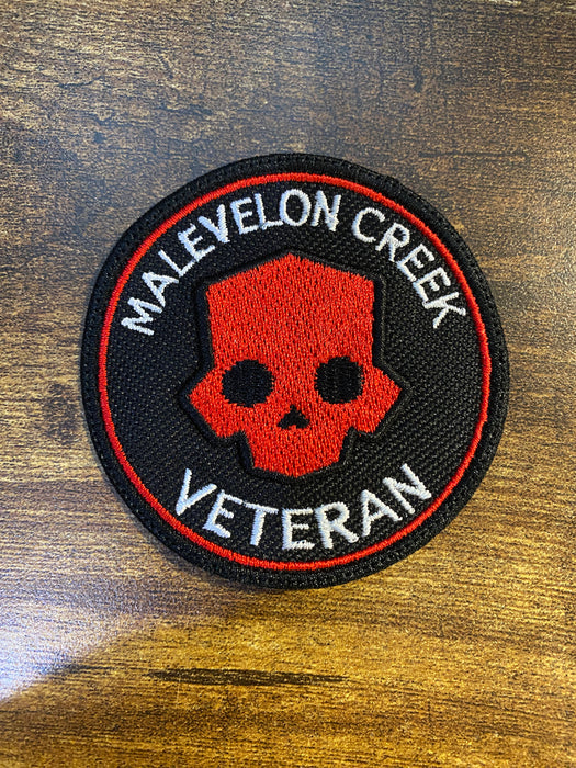 Helldivers Malevelon Creek Veteran Patch – 3.5” Embroidered Morale Patch (Iron-On, Sew-On, Hook)