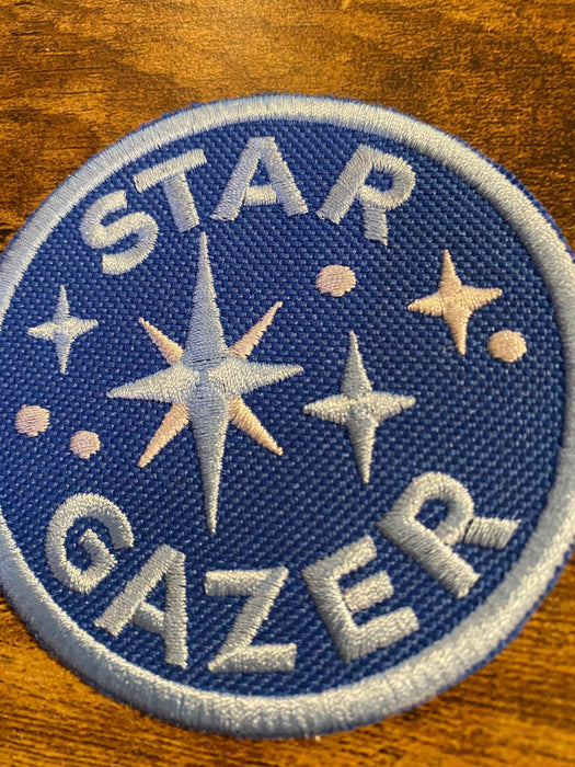 Star Gazer Embroidered Patch – Merit Badge Style