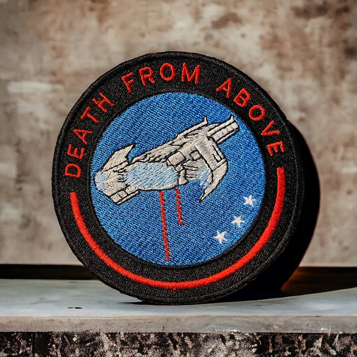 Death From Above Embroidered Patch – 3", 4", or 5"