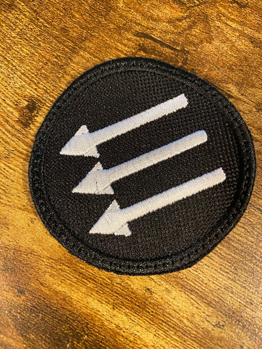 Iron Front Three Arrows Embroidered Patch – 2.5 Inch