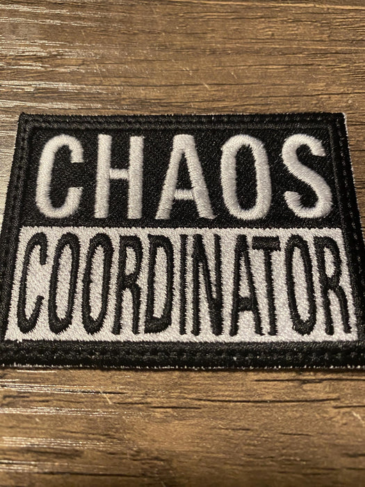 Chaos Coordinator Embroidered Patch – 3.02" x 2.22"