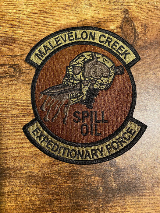 Malevelon Creek Subdued Embroidered Patch – Iron-On, Sew-On, or Hook