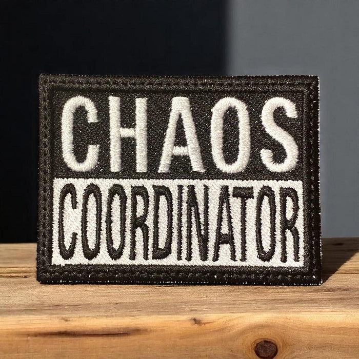 Chaos Coordinator Embroidered Patch – 3.02" x 2.22"