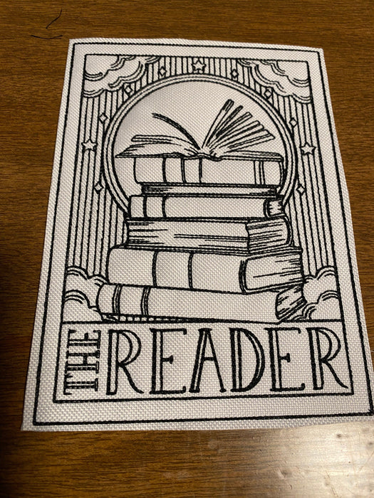 The Reader Tarot Embroidered Patch – Multiple Sizes