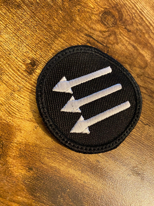 Iron Front Three Arrows Embroidered Patch – 2.5 Inch