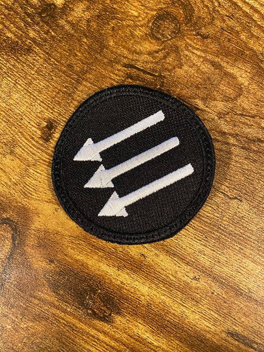 Iron Front Three Arrows Embroidered Patch – 2.5 Inch