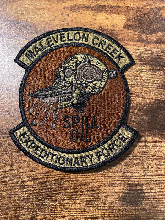 Malevelon Creek Subdued Embroidered Patch – Iron-On, Sew-On, or Hook