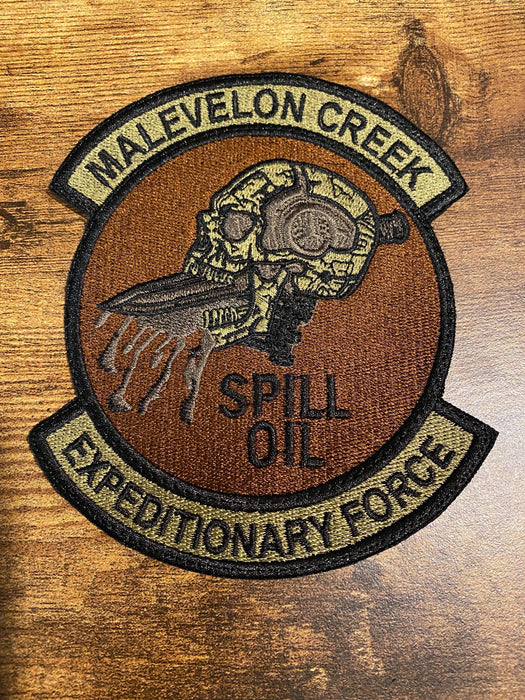 Malevelon Creek Subdued Embroidered Patch – Iron-On, Sew-On, or Hook