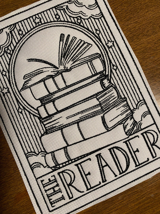 The Reader Tarot Embroidered Patch – Multiple Sizes